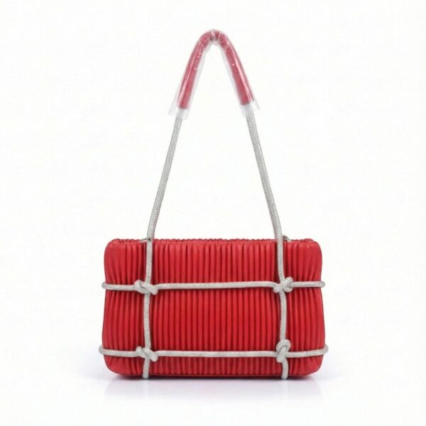 Knotted Rope Glitter Handbag - Dual Bag