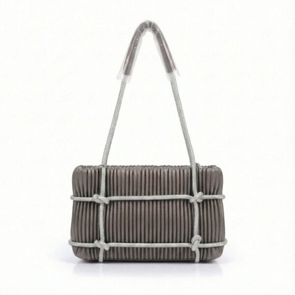 Knotted Rope Glitter Handbag - Dual Bag