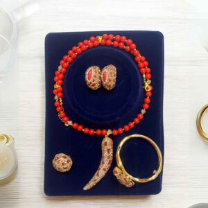 Ruby Glow Beads Set