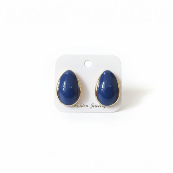 Enamel Oval Studs