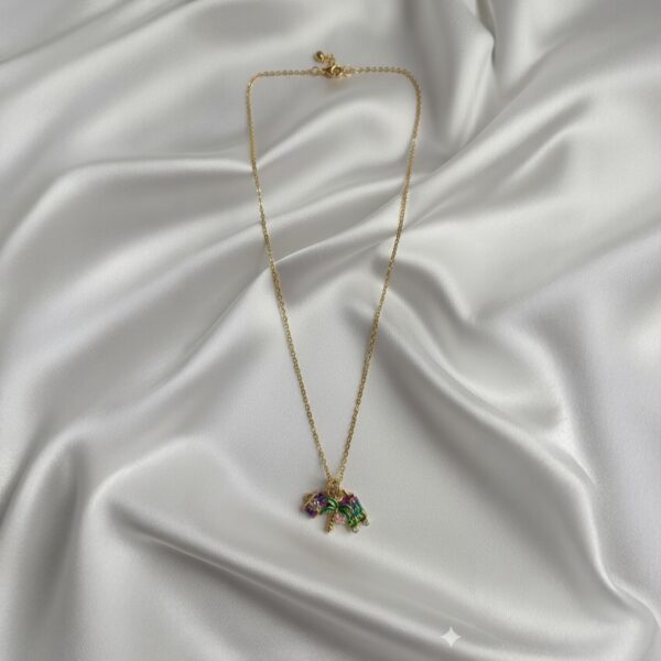 Purple Travel Tales Pendant Chain