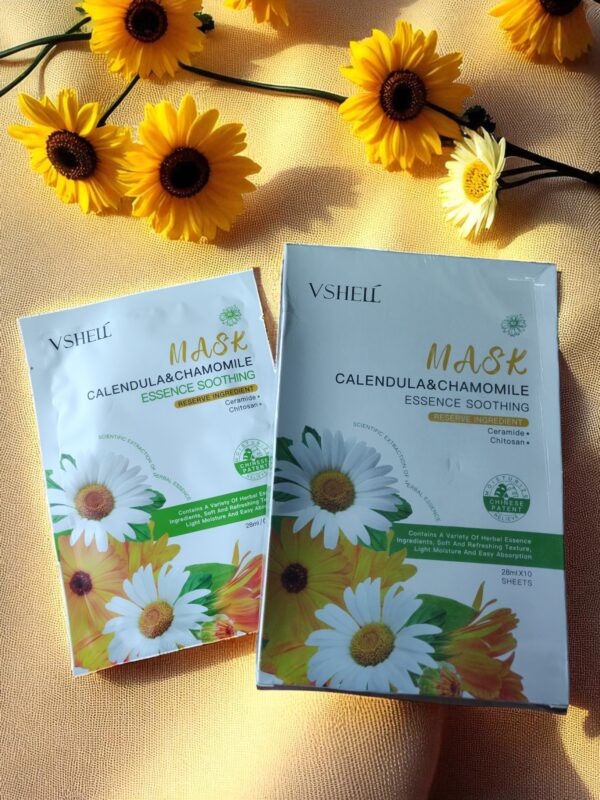 Calendula & Chamomile Essence Soothing Facial Sheet Mask