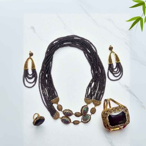 Purple Crown Jewel Set