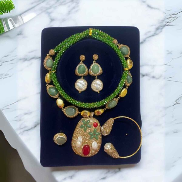 Emerald Radiance Jewelry Set