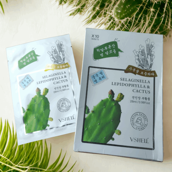 Selaginella Lepidophylla & Cactus Facial Sheet Mask