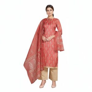 Printed Kurti Set with Dupatta