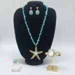 Turquoise Starfish Crystal Jewellery Set