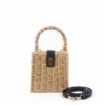 Woven Straw Handbag