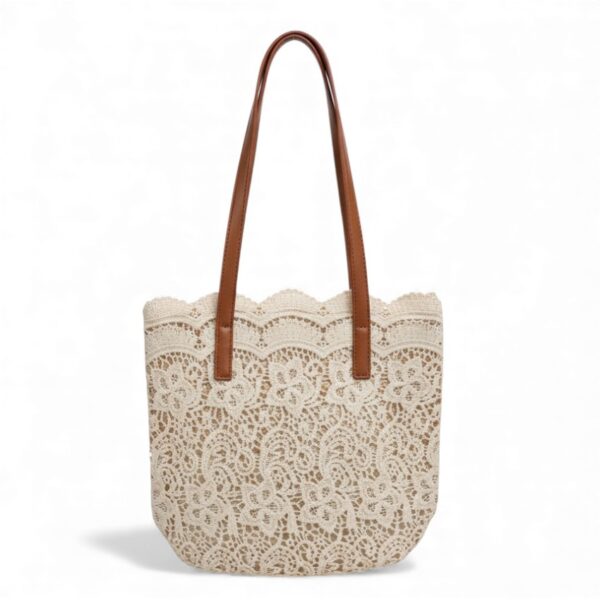 Floral Lace Tote Bag