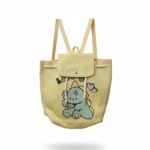 Printed mini backpack