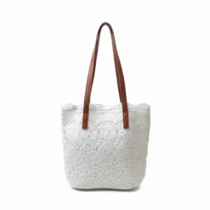 Floral Lace Tote Bag