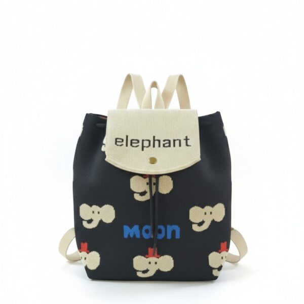 Printed mini backpack