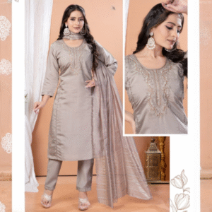 Embroidered Kurti Set