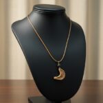 Handmade  Crescent Pendant Necklace