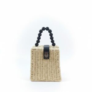 Woven Straw Handbag