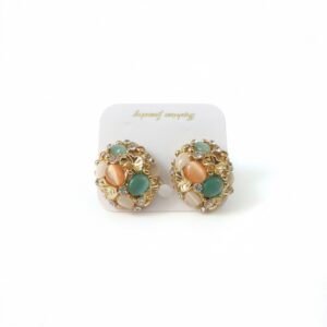 Pastel Crystal Stud Earring