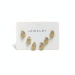 Serpent Stud Earring Set