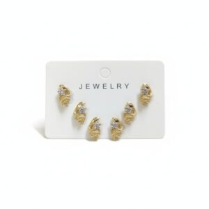 Serpent Stud Earring Set