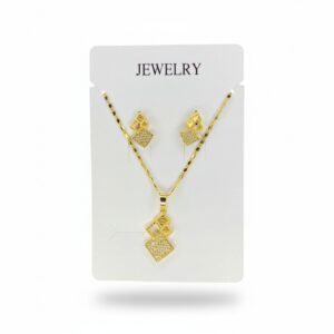 Golden Diamond Cluster Set