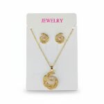 Golden Spiral Pendant Set