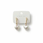 Golden Heart  Earrings