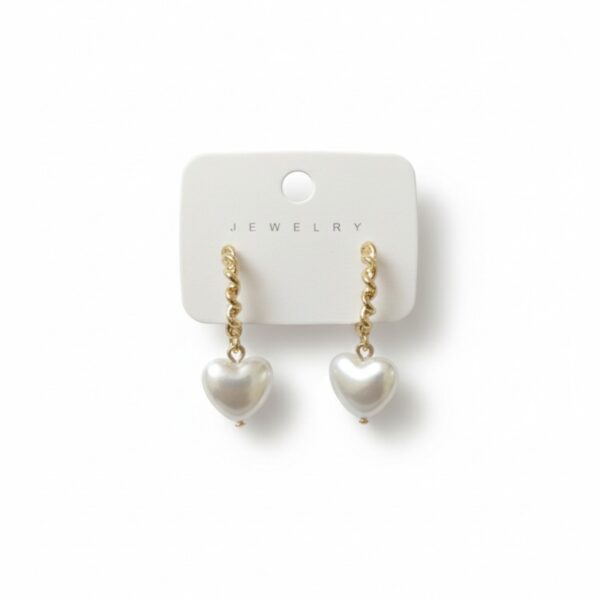 Golden Heart  Earrings