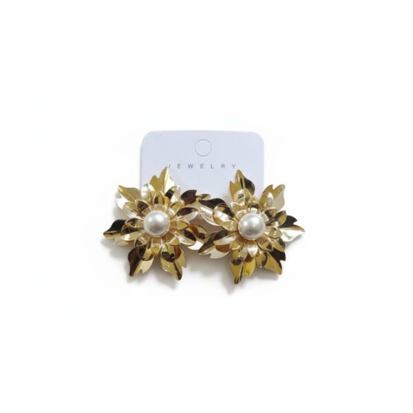 Pearl Bloom Flower Earrings