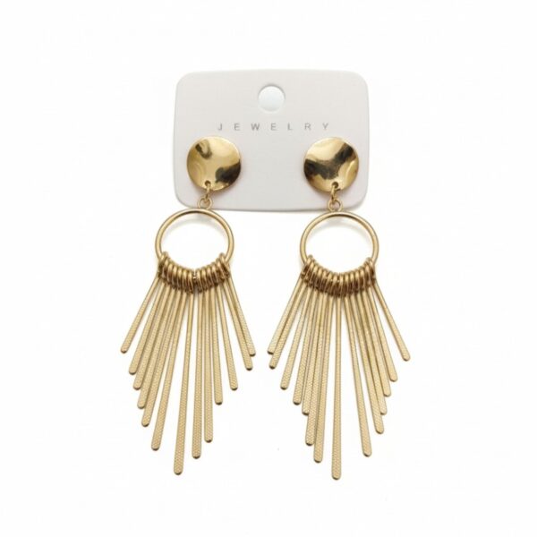 Golden Hoop Earrings