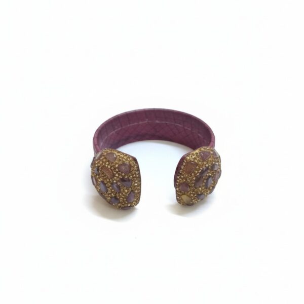 Natural Stone Cuff Bracelet