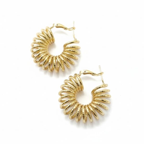 Spring Ring Hoop Earrings