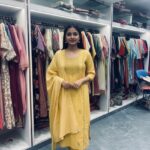 Sunshine Yellow Embroidery Silk-Blend Kurti Set with Dupatta