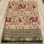 Classic Ethnic Ikat Print Saree