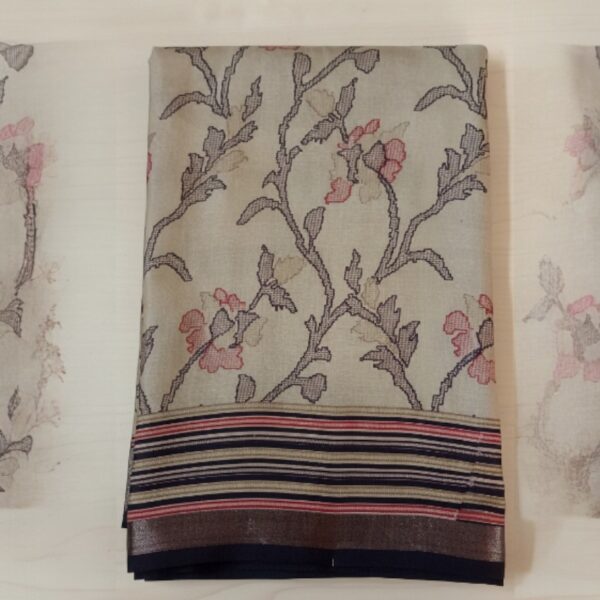 Elegant Printed Soft Silk Saree