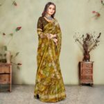 Bandhani Print Elegant Saree