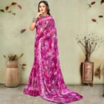 Bandhani Print Elegant Saree