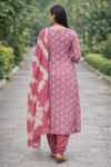 Rose Bloom Printed Kurta Set