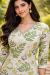 Ivory Garden Printed One-Piece Kurta