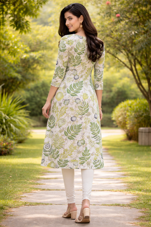 Ivory Garden Printed One-Piece Kurta