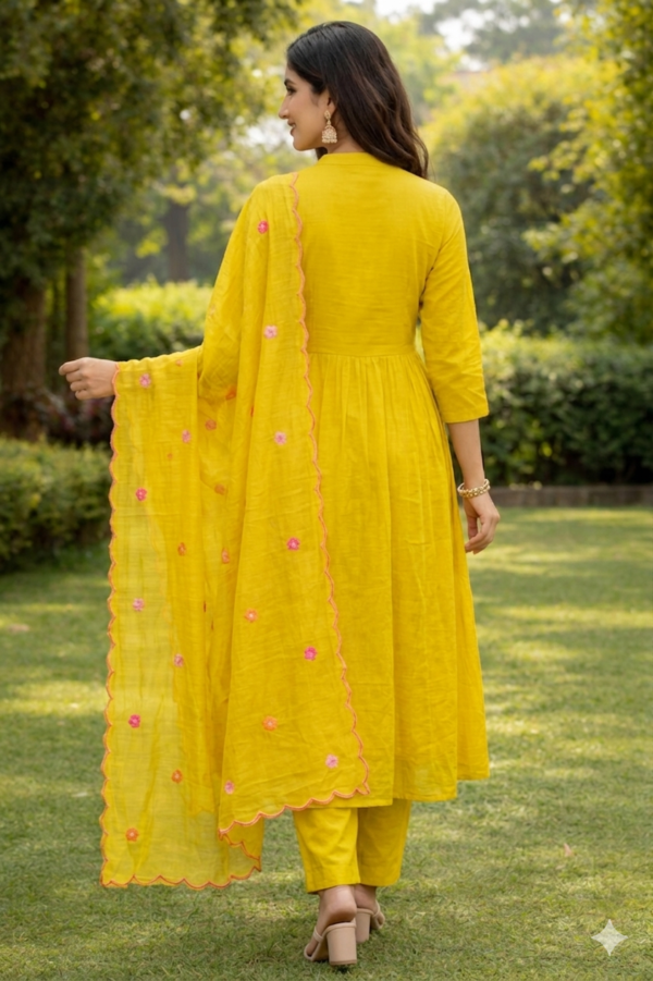Sunshine Floral Meadows Anarkali Set